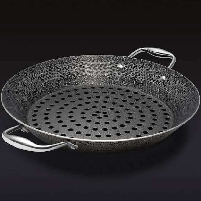 HexClad Hybrid BBQ Grill Pan