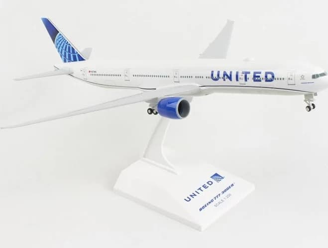 Skymarks United 777-300 1/200 w/Gear