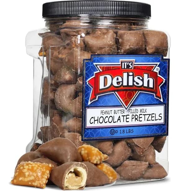 Milk Chocolate Pretzel Nuggets with Peanut Butter