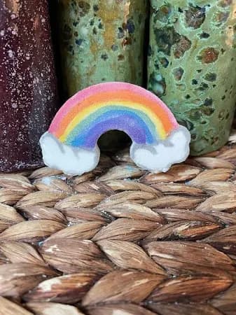 Rainbow Shaped Bath Bomb