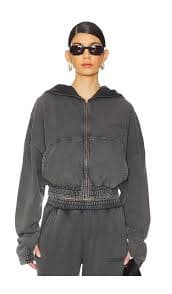 H2ofagerholt Travel Hoodie In Grey - Crocodile | Editorialist