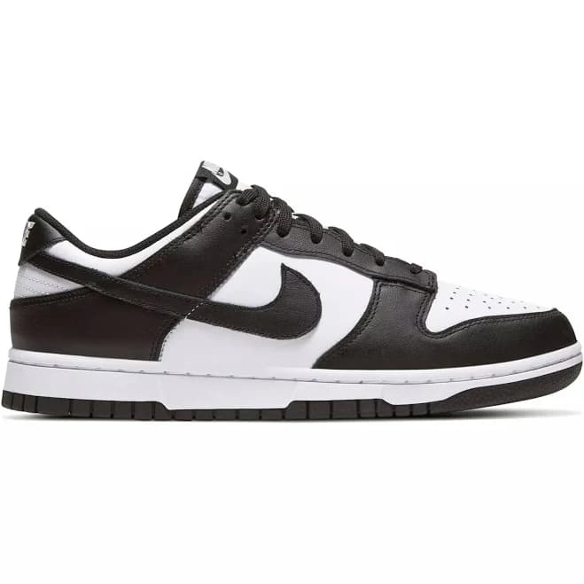 Nike Dunk Low White/Black Women's Shoes, Black/White, Size: 8