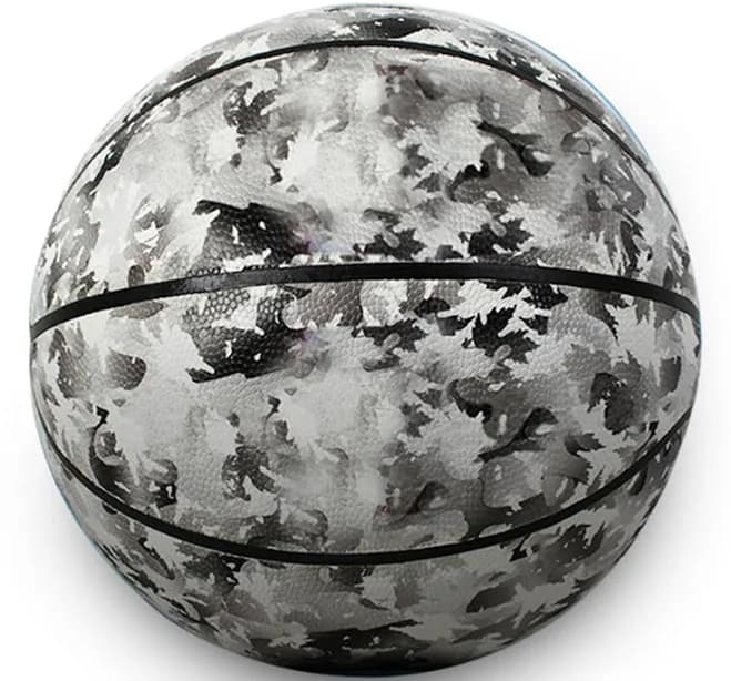 Custom Black & White Mixed Basketballs