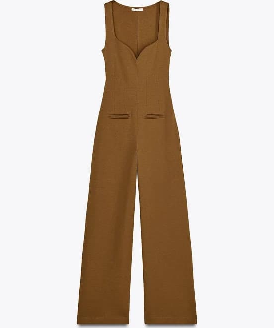 Zara Women's Interlock Long Jumpsuit