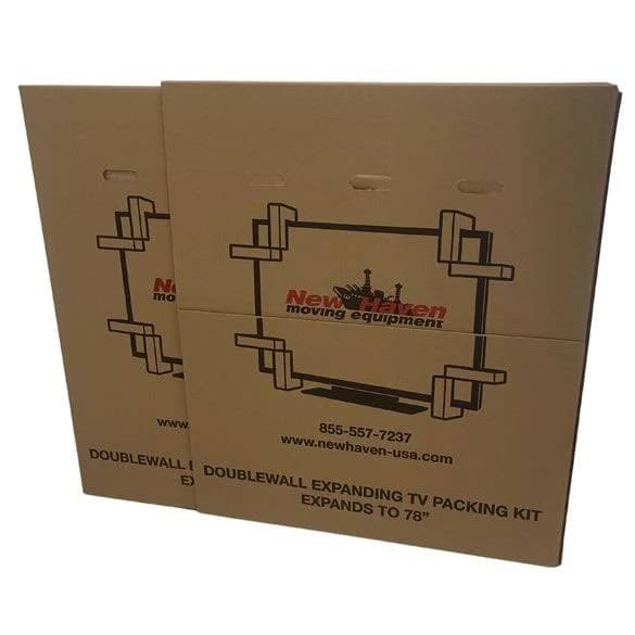 2pc Flat Screen TV Carton