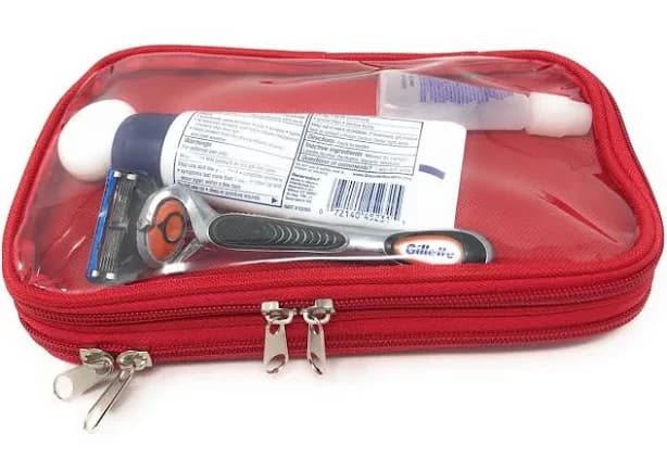 Clear Window Bag Purse Travel Kit Organizer