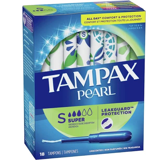 Tampax Pearl Super Tampons