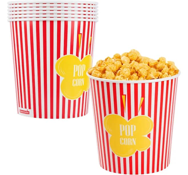 Restaurantware Bio Tek 130 Ounce Popcorn Buckets