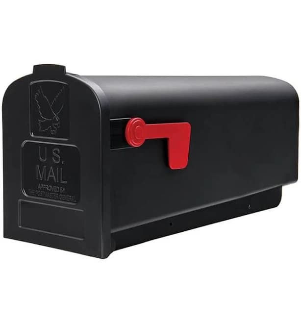 Architectural Mailboxes Parsons Classic Plastic Post Mount Mailbox