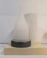Scentsy ASPIRE Diffuser White Shade Pedestal, and power cord