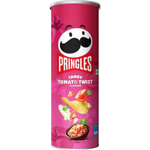 Pringles Tangy Tomato Twist Potato Chips