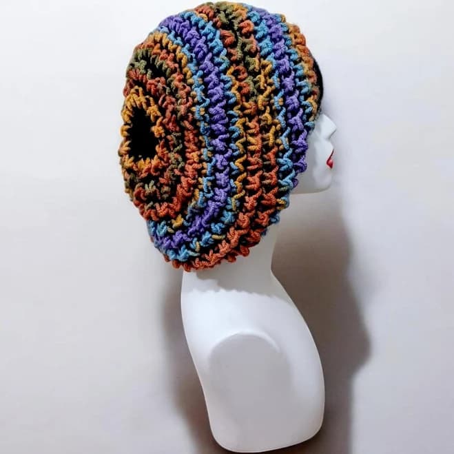 Hand Knit Slouchy Beanie