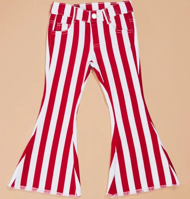 TULLABEE Noelle Striped Flares
