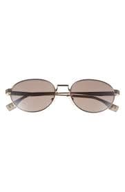 Fendi Sky 55mm Oval Sunglasses | Nordstrom