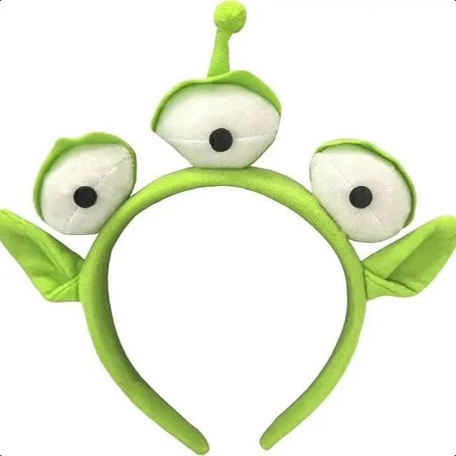 Cute Plush Three Eyes Alien Headband