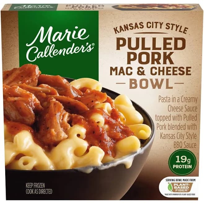 Marie Callender's Kansas City Style Pulled Pork Mac & Cheese Bowl