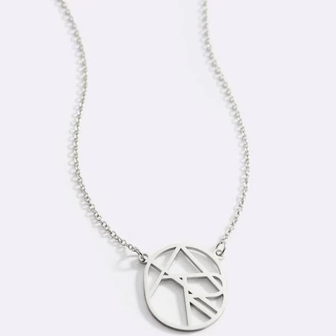 Minimalist Monogram Name Necklace 18k Gold Over Sterling Silver + 2" / Inspirational Jewelry by Mint & Lily