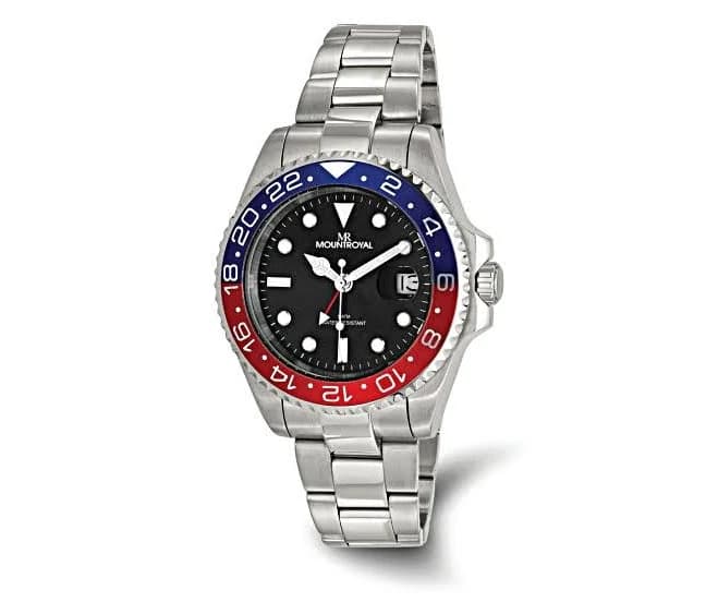 Mountroyal Stainless Steel Bezel Watch