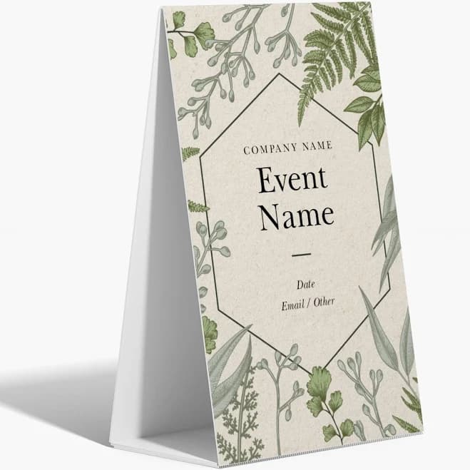 Custom Corrugated A-Frame Signs | No Min. Qty | 22 x 35.5 | VistaPrint | Gatherings, Celebrations, Events