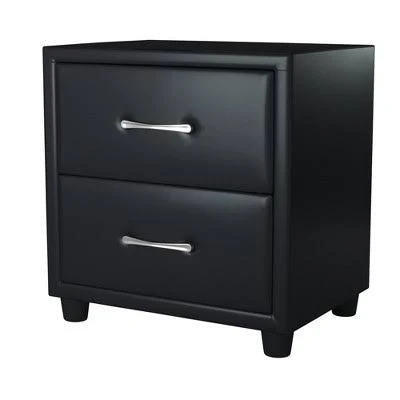 CAVINAS Modern 2 Faux Leather Dresser