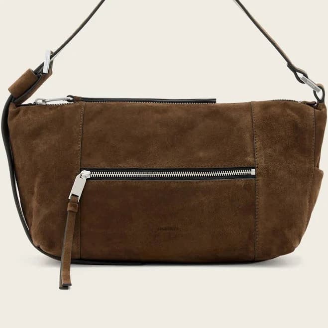 Allsaints Women's Vega Suede Shoulder Bag