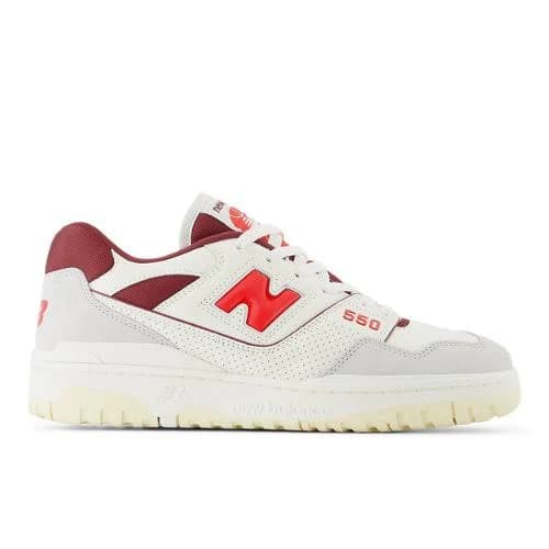 New Balance Unisex 550 White/Red