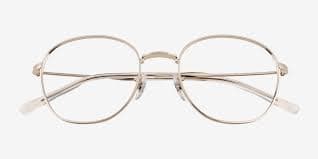 Ray-Ban RB6509 - Round Rose Gold Frame Eyeglasses | Eyebuydirect