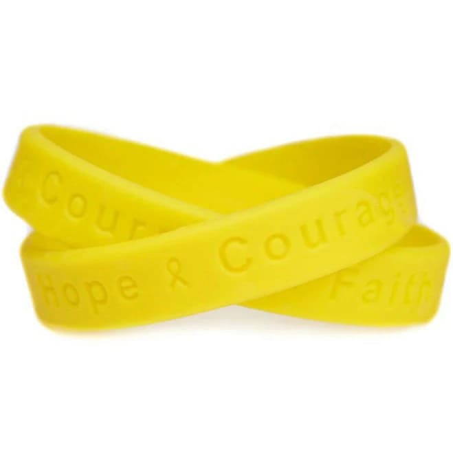 Yellow / 7 inch / Wristband