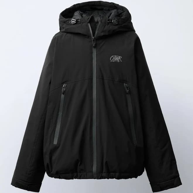 Zara Kids Zippered Puffer Jacket