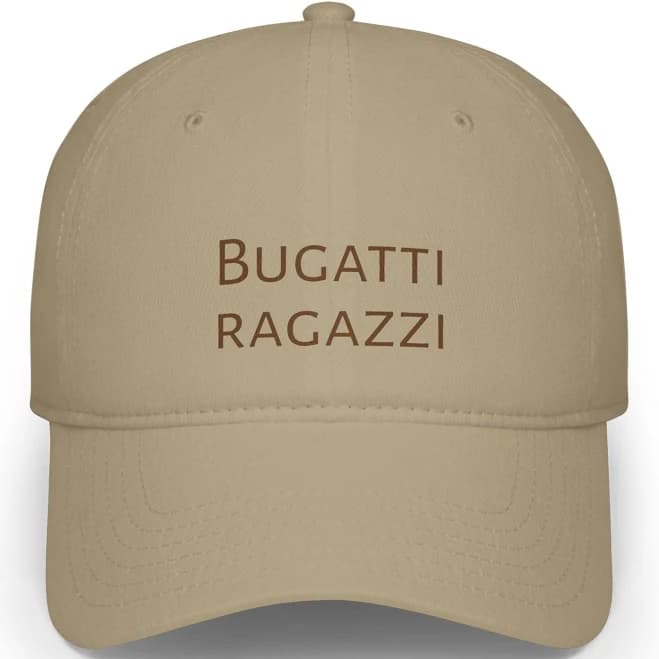 Baseball Cap Bugatti Ragazzi Khaki and Brown