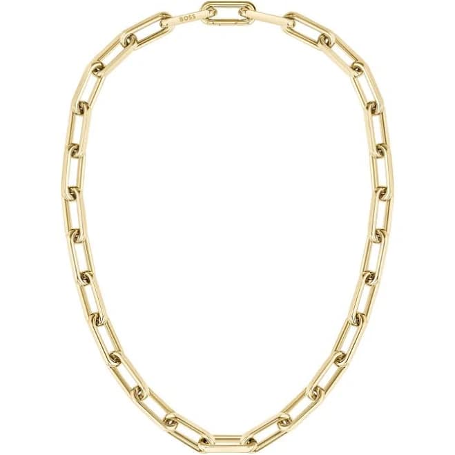 Boss Women's Halia Stainless Steel Chain Link Necklace