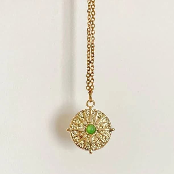 Dainty Boho Minimalist Coin Pendant Necklace