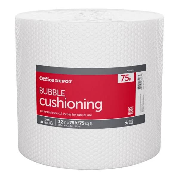 Office Depot Small Bubble Cushioning