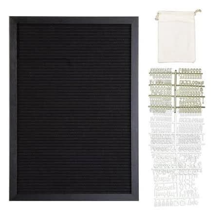 Real Wood Framed Felt Letter Board