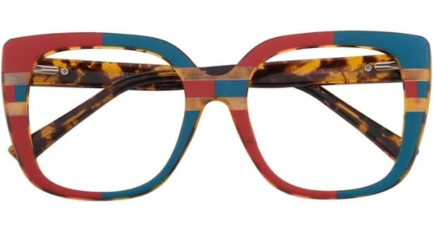 Square Green Tortoise Eyeglasses - FP2729 Maximilian