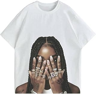 Women's Oversized Graphic Tees Hip Hop Short Sleeve T Shirt Summer Loose Vintage Going Out Tops