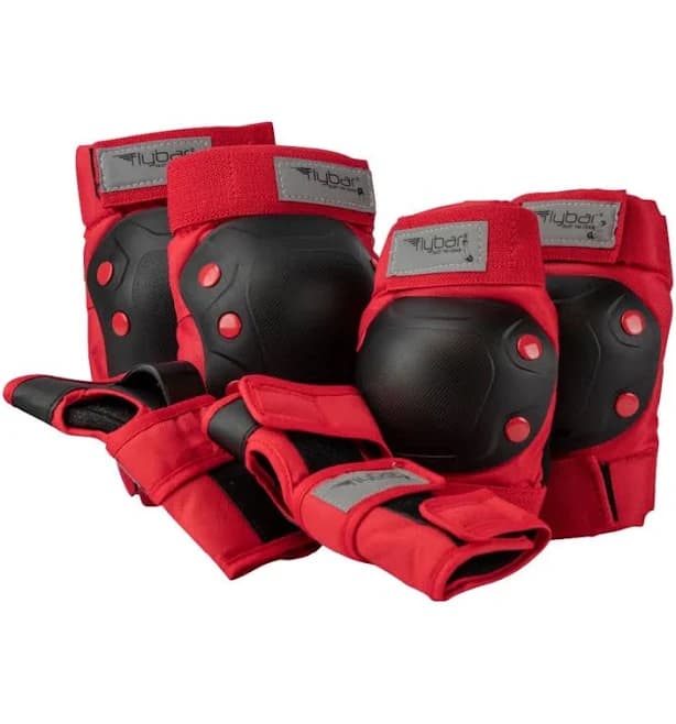Flybar Sports Protection Knee, Elbow, and Wrist Pad Set