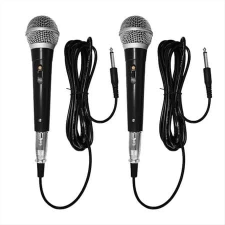 Handheld Professional Wired Dynamic Microphone Clear Voice Mic for Music Performance, Black