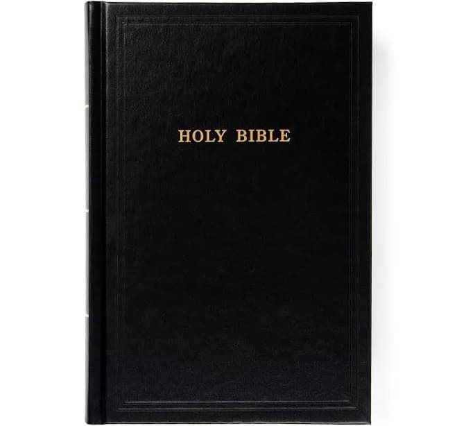 KJV Pew Bible, Black Hardcover