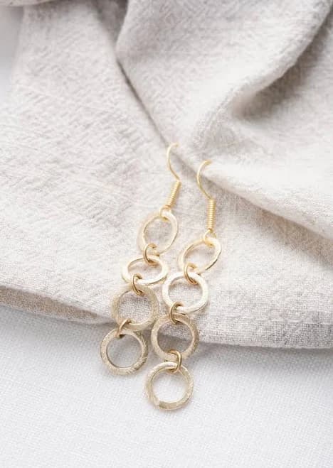 Four Rings Earrings