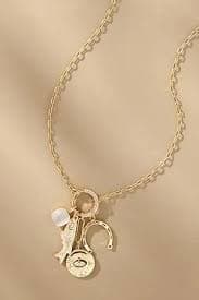 Anthropologie Cluster Charm Icon Necklace In Honey - 48% Off | Editorialist