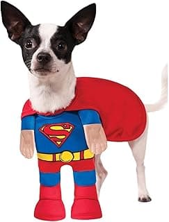 DC Comics Superheroes: Superman Pet Costume for For Dogs or Cats by Rubies, Small