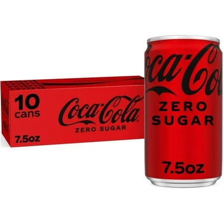 Coca-Cola Zero Sugar Mini Soda Cans
