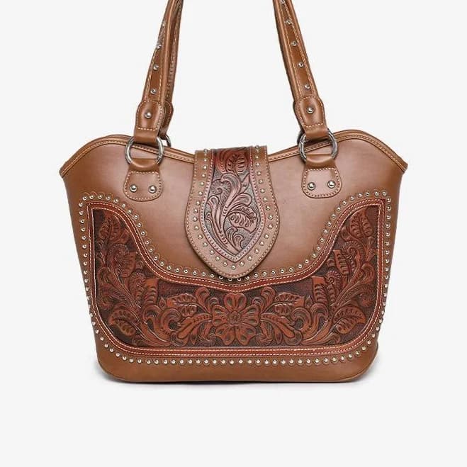 Montana West Studded Concealed Carry Handbag