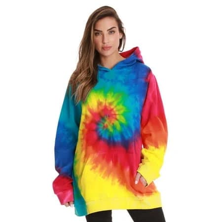 #followme Tie Dye Fleece Hoodie