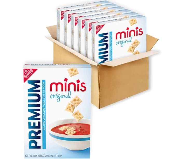 Premium Mini Original Saltine Crackers