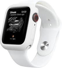 Amazon.com: YOUULAR Soft Candy Colors Case for Apple Watch Series 4/5/6/SE 40MM, Ultra Thin TPU Shockproof Smart Watch Cases Bumper Cover for iWatch Series [No Screen] White : Cell Phones & Accessories