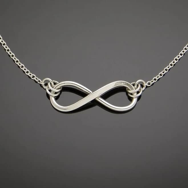 Narrow House Metals #540 Infinity Figure 8 Necklace