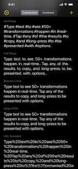 Textcraft: Magic text transformations | Product Hunt