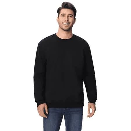 Zfeel Men's Cotton and Poly Blend Fleece Crewneck Sweatshirt